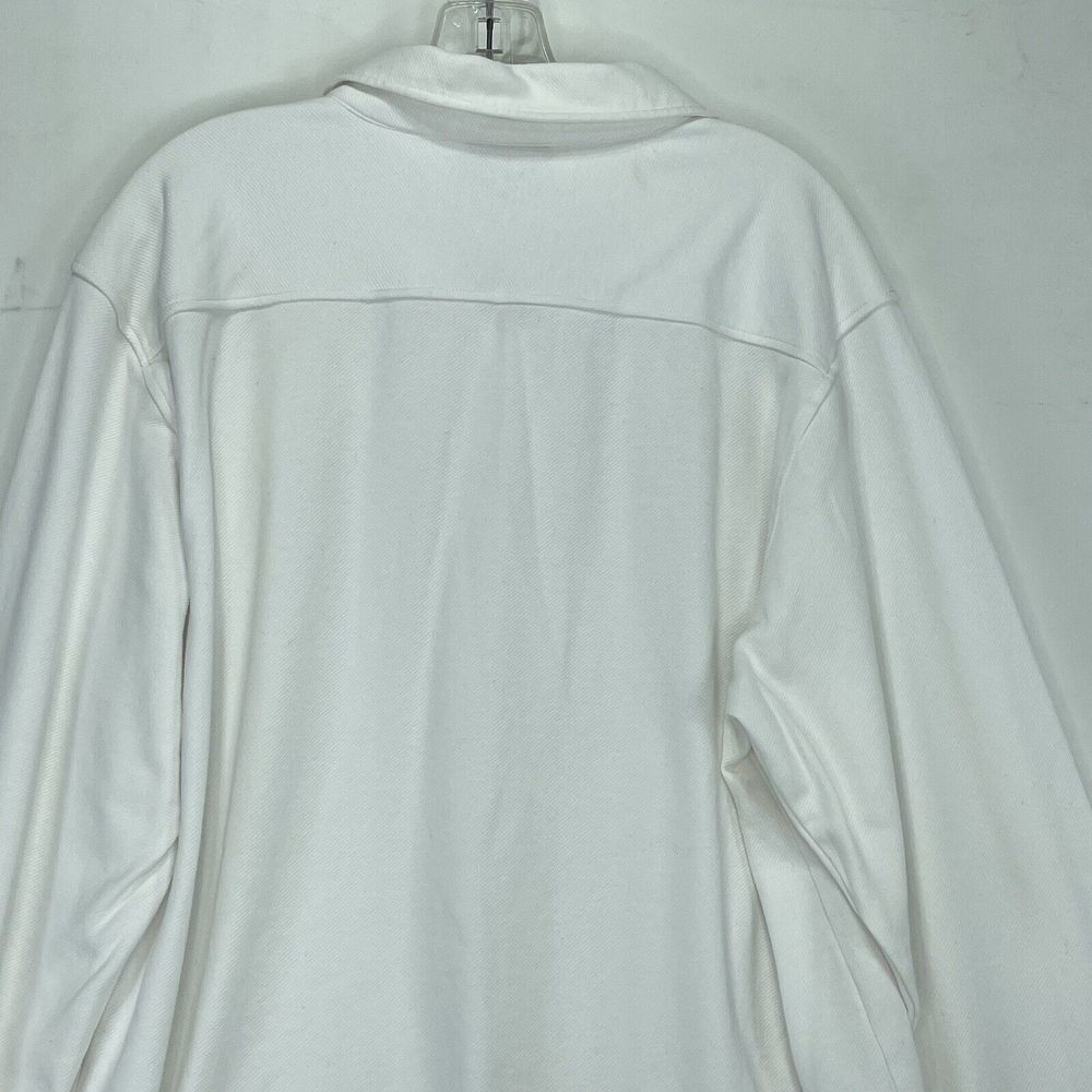 Steve & Barrys Mens XXL Shirt Cotton Blend Button Down White Office Work - Picture 4 of 16